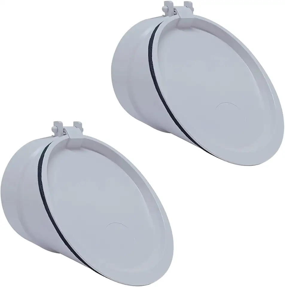 Kit 2 Válvulas de Retenção de Esgoto de 100mm 4 Polegadas