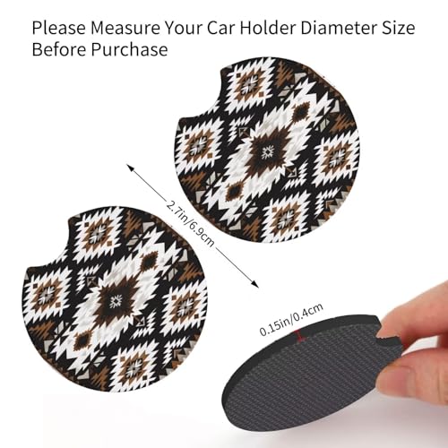 Portavasos para carros universal 2PCS neopreno gris miniatura 4