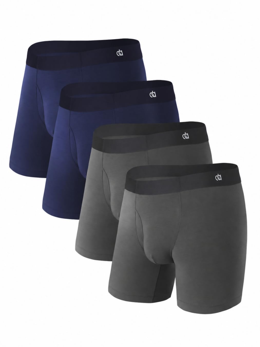 DAVID ARCHY Men's Modal Underwear Boxer Briefs Ultra Soft Stretch Slim Fit