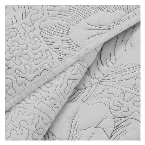 Ropa de cama suave Queen con colcha acolchada de algodón transpirable 6