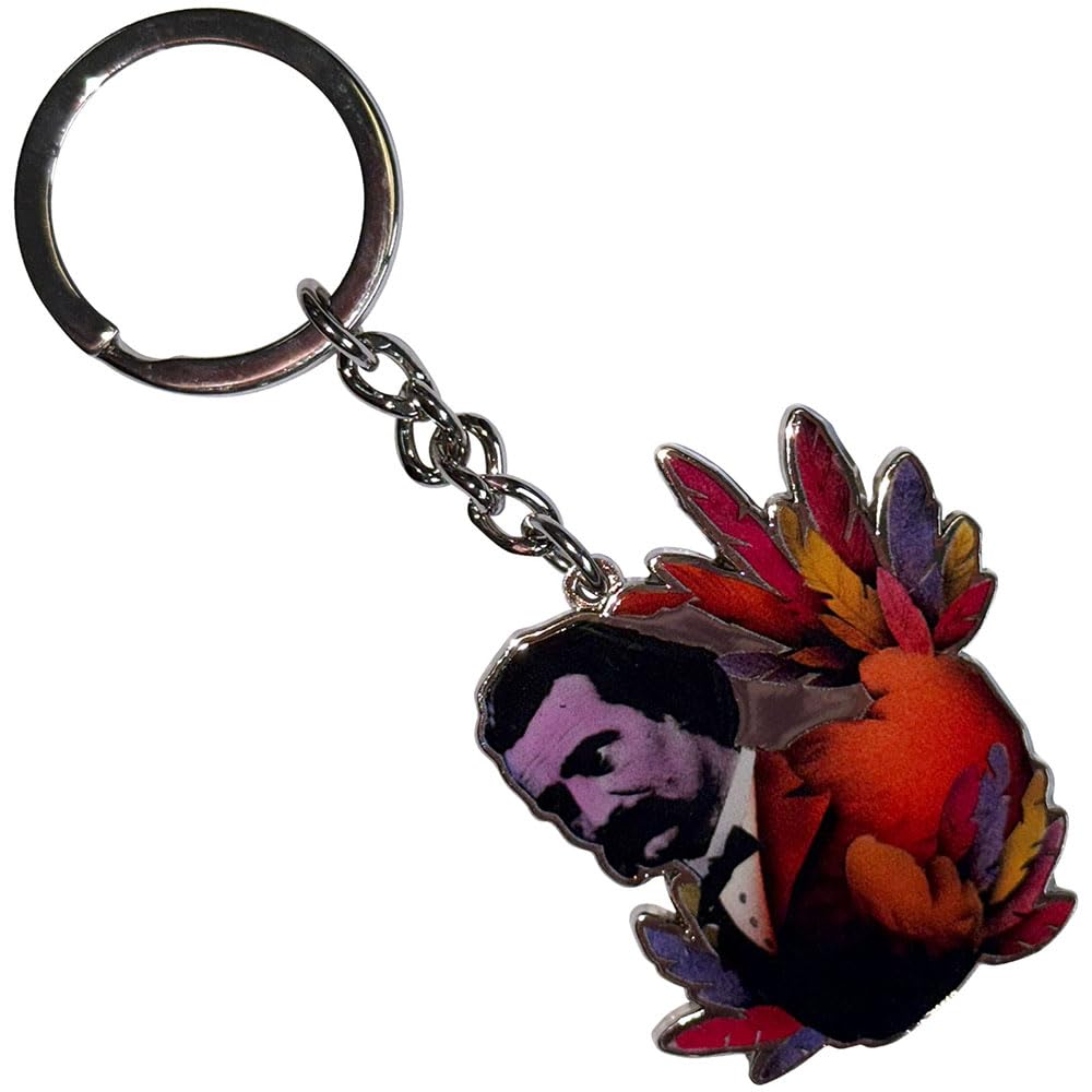 Rock Off officially licensed products Monty Python Chicken Man Keychain Keyring One Size