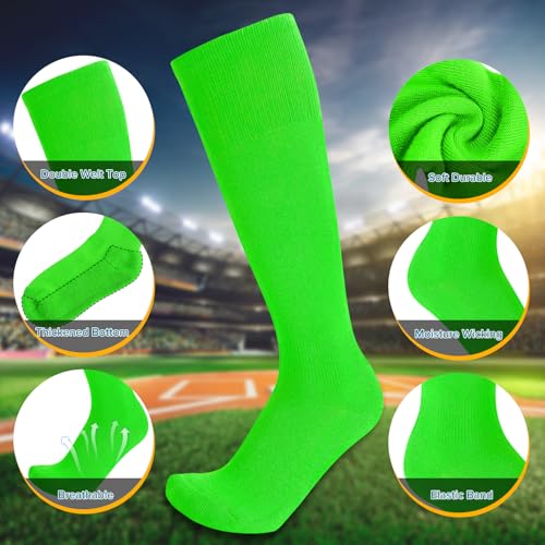 Image of Baseball Socks and Belt Combo for Youth Adult - Softball Socks and Belt for Boys and Girls