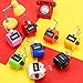 Tebery Pack of 8 Color Hand Tally Counter 4 Digit Mechanical Palm Click Counter Count Clicker Assorted Color Hand Held Counter Clicker for Sport/Stadium/Coach and Other Event