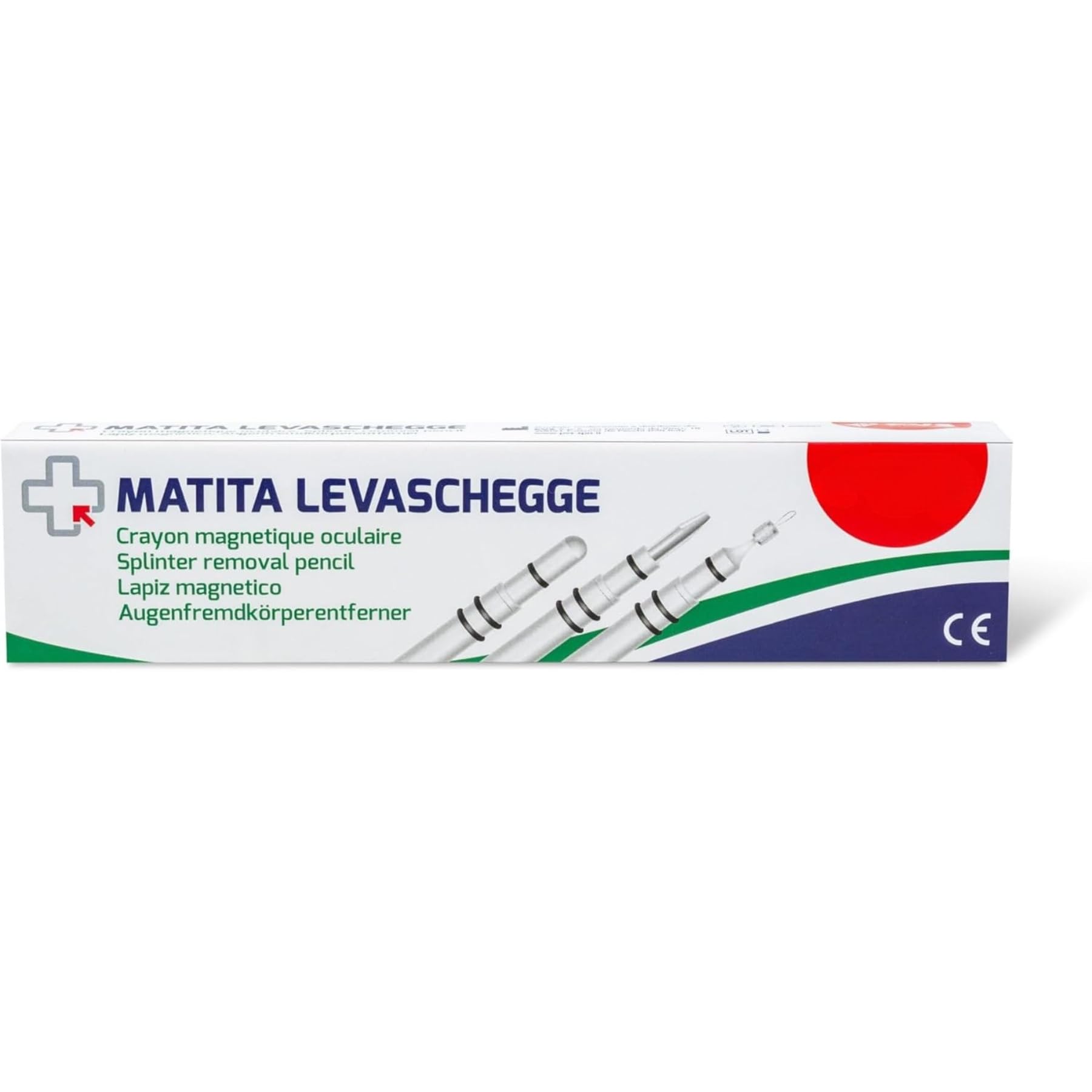 REMEDIA ONE - Matita Levaschegge, Matita Magnetica Oculare per Rimozione Schegge, Strumento di Primo Soccorso