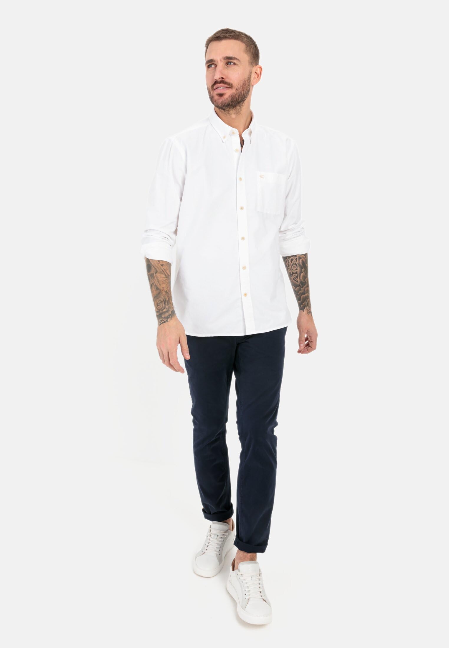 camel active Herren Stretch Chino Hose Regular Fit Houston - Spodnie Mężczyźni