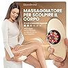 Goodinno Massaggiatore Anticellulite a Coppettazione Elettrico – Palper Rouler Automatico, 6 Livelli di Intensità - Stimola la Circolazione Sanguigna e il Drenaggio Linfatico