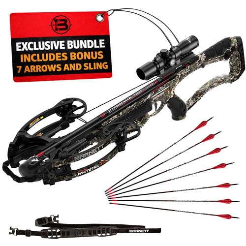 Barnett Hyper Whitetail 410 Crossbow Bundle – 410 FPS HyperFlite Technology + 5-Pack Arrows +...