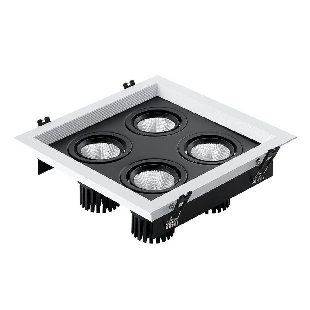 Lampe de plafond en retrait moderne pour l'ambiance d'une galerie d'art
