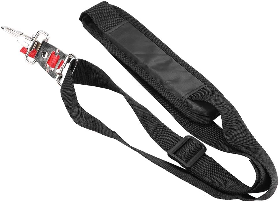 Rudra Agro Enterprises? Single Shoulder Harness, Flexible and Convenient Simple Design Black Single Strimmer Harness Brush Cutter Harness Strap for Brush Cutter Harness Strap