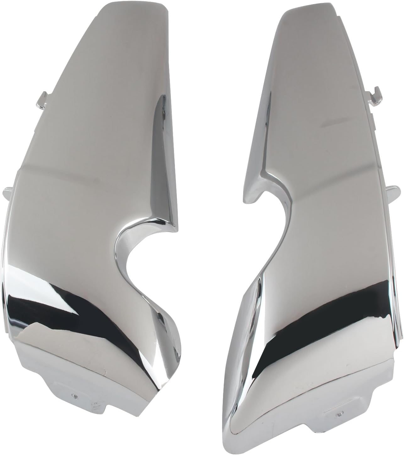 ABS Radiator Side Cover Shrouds Fairing Cowl Panel for Harley V Rod VRSC VRSCA VRSCB VRSCDX 2001-up Chrome 1 Pair