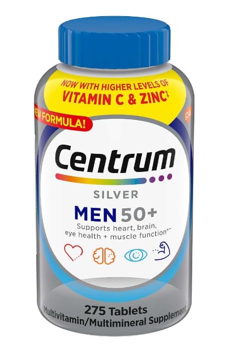 Centrum Silver Multivitamin for men 50 Plus 275 Tablets (B0D5WGNYTT) Amazon Price History, Amazon Price Tracker