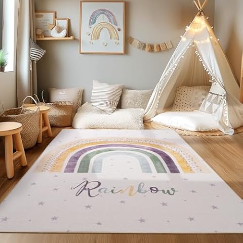 Tapis arc-en-ciel HomebyHome 140x200 cm Cover