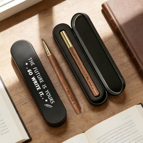 Set de Bolígrafo de Gel Grabado en Madera para Hombre miniatura 6