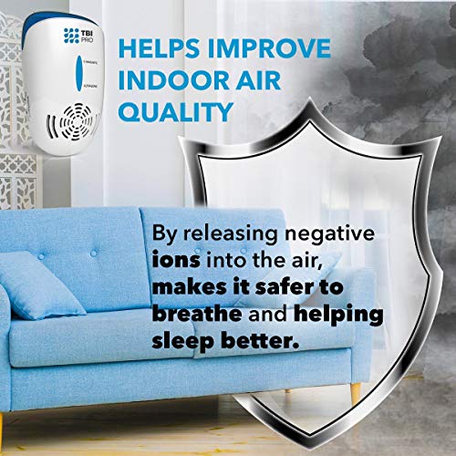 TBI Pro Ultrasonic Pest Repeller Wall Plug-in - Electromagnetic and Ionic Indoor Repellent Anti Mouse, Rats, Roach, Ants, Mosquito, Cockroach Control - Safe and Quiet Electronic Device - 2000 Sq.ft - Thumbnail 2