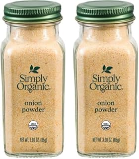Simply Organic White Onion Powder, Certified Organic | 3 oz | Allium cepa (Pack of 2)