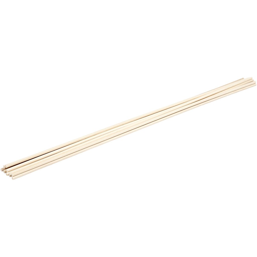 Wood Stick, L: 60 cm, Beech, 10 pcs