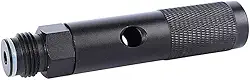Paintball 12 g Co2 troca rápida - Pistola de paintball 12 gramas cartuchos de dióxido de carbono adaptador de cilindro garrafa adaptador de cartucho de válvula preta