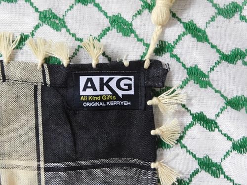 Palestine Keffiyeh Shemagh Unisex Scarf 48x48 Cotton Arafat Hatta Arab Style Scarf With Long Tassle4