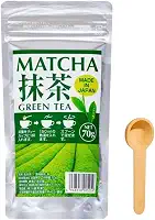 Chá Verde Matcha em Pó Japonês Kawahara 70G + Mini Colher Medidora Ekos - Importado