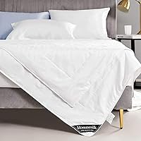 Vista 9 de Mommesilk Edredón/Colchón/Colcha de Seda, 100% Seda Natural de Hebra Larga, Fresco para Otoño, Lavable a Máquina (Cal.King)