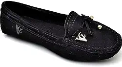 Sapato Mocassim Drive Feminino Casual em Couro Resistente Prático e Confortável