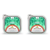 Almo Nature Daily Dog Food, 300 g, Vitello e Carote, Confezione da 18