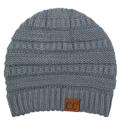 Image of Cambridge Select Thick Slouchy Knit Oversized Beanie Cap Hat