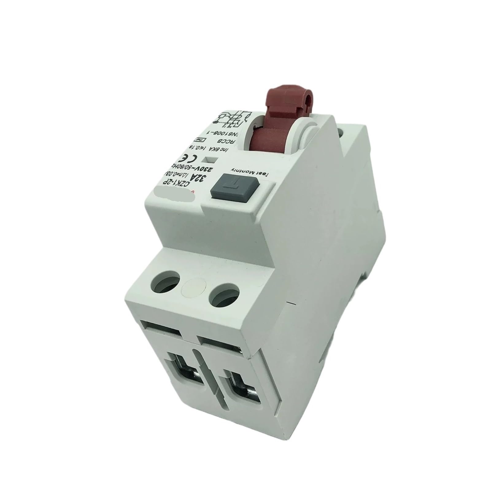 Wyłącznik różnicowoprądowy RCD RCCB, typ B, Evse 2P 4P AC 40a 63a 120a 30ma EKL6-100B 10KA Rail Din 220V (2P, 40A)