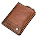 Produktbild Herren-Lederbrieftasche RFID-Diebstahlschutzbürste Multifunktionsbrieftasche-braun