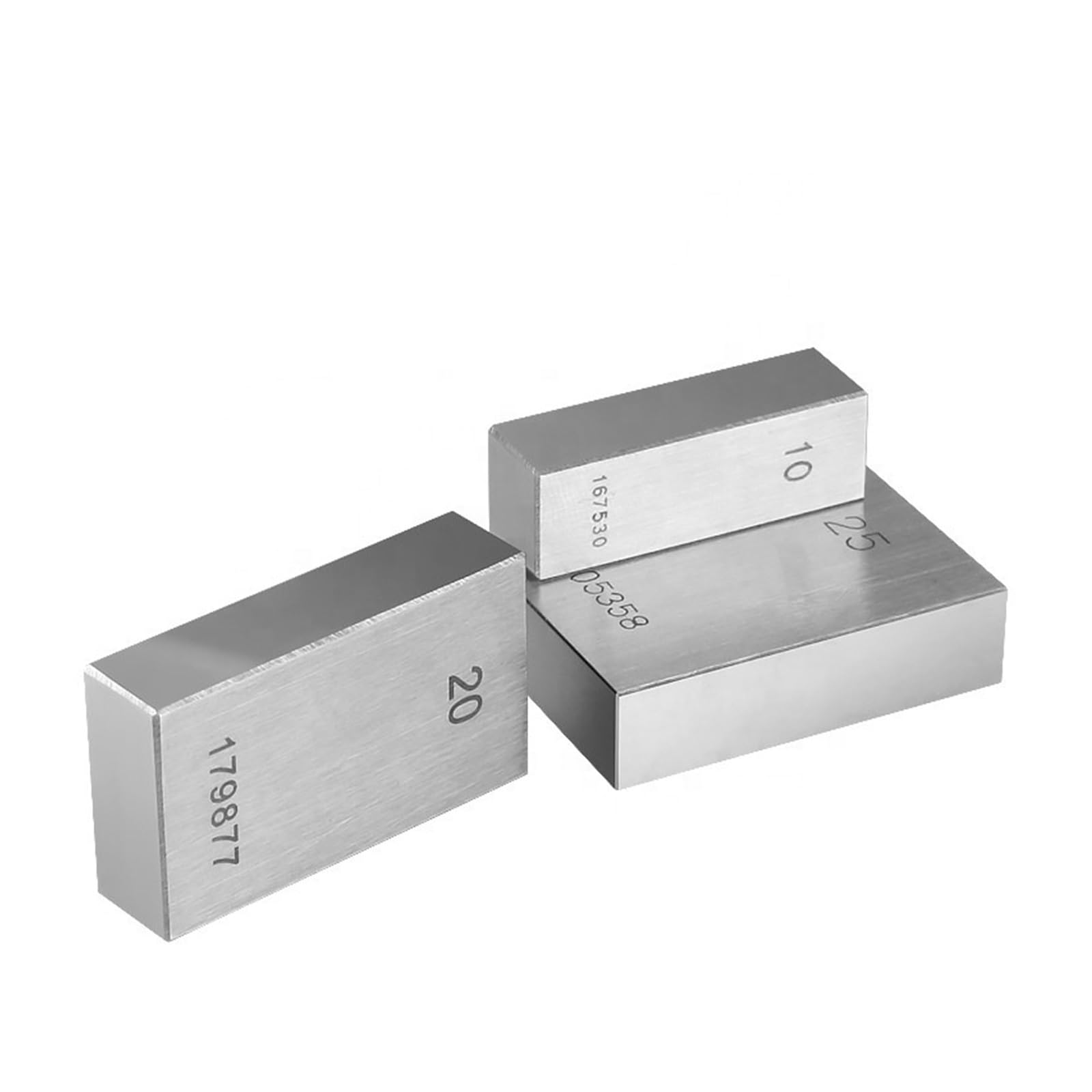 Juego de Calibres, Bloque patrón de precisión, bloque acero, escuadra, calibre vernier, micrómetro(25mm)