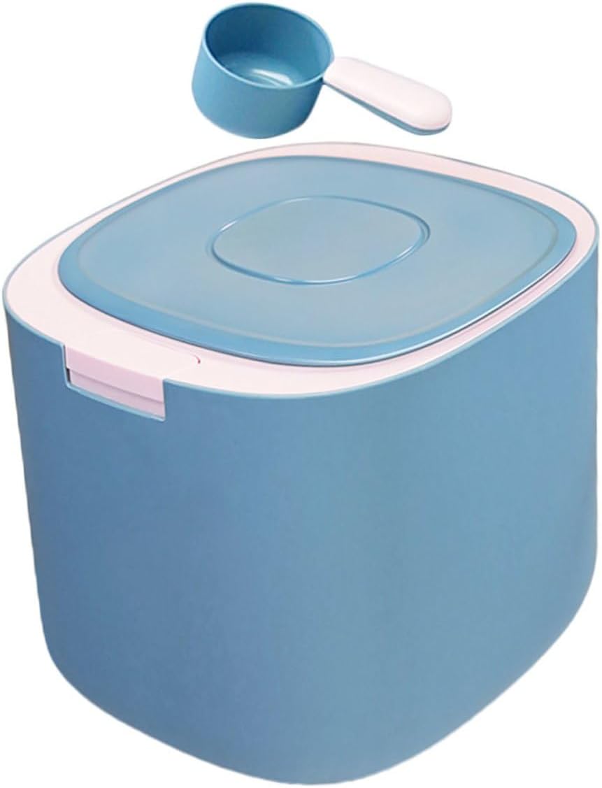 11l Sealed Pet Food Storage Container with Lid, Moisture-proof Dog and Cat Food Bucket, Fog Matte Butterfly Wing Design for Home Use