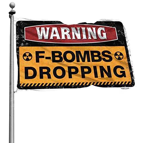 Accessoires de garage drapeau F-Bombs géant 152x244 cm pour déco man cave