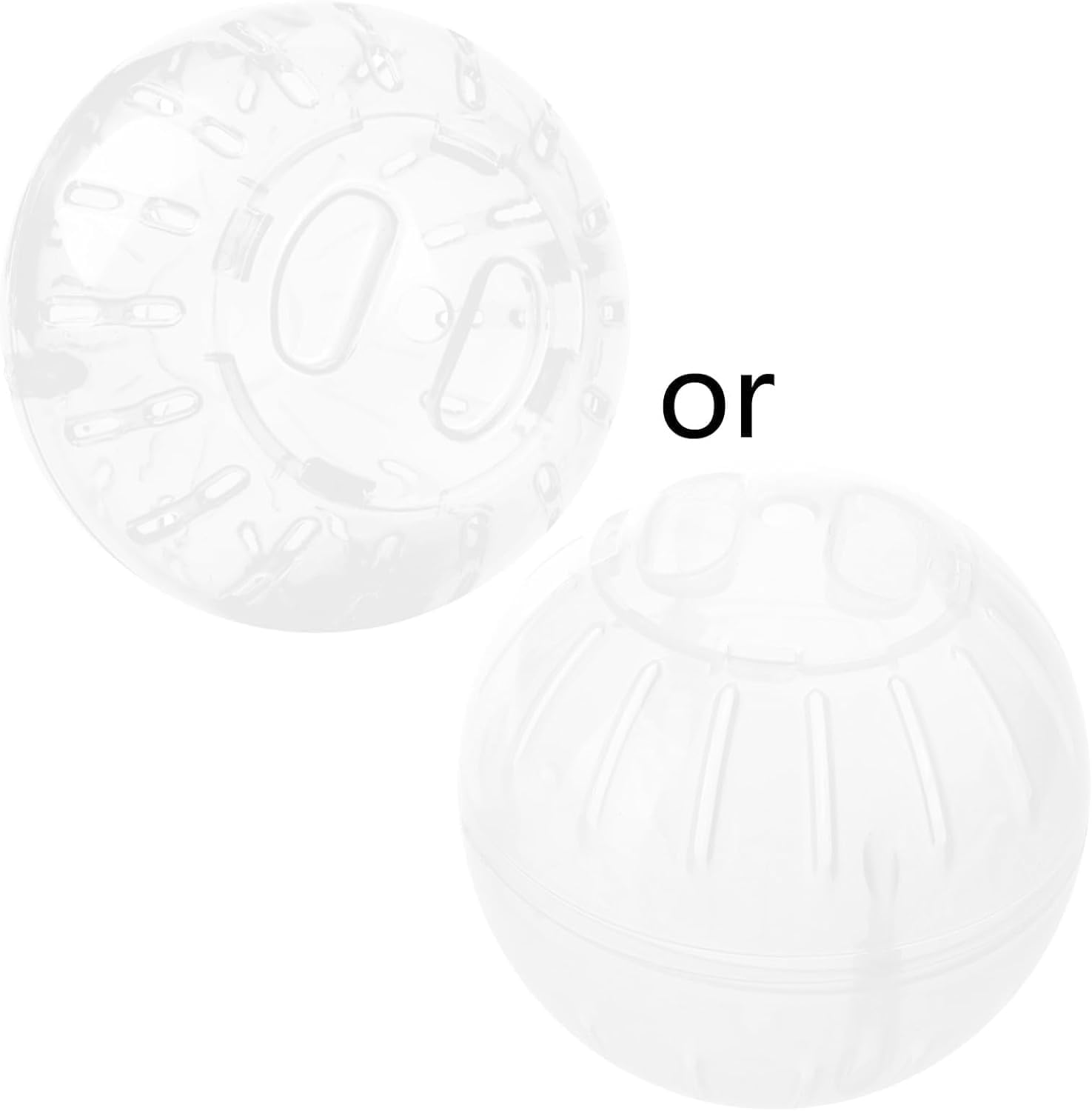 Weißer leiser Gymnastikball aus Kunststoff, für Hamster, Laufen für Zuckergleiter, kleine Mäuse, Rennmäuse, mehrere Farben, Hamster-Trainingsball, kleine Tier-Übungsräder, Gesundheitsbedarf für