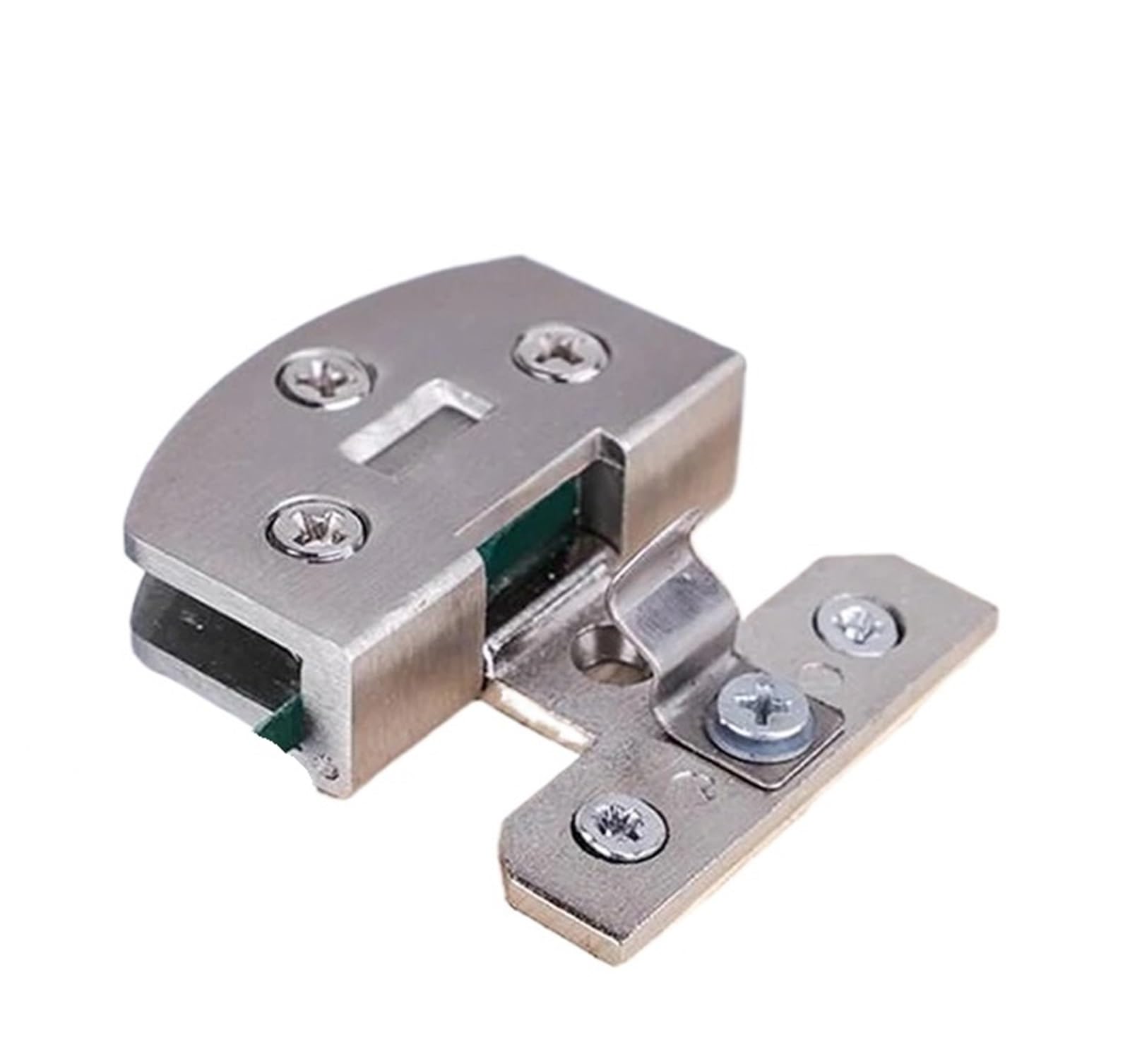 1pcs Free-Opening Hole Glass Cabinet Door Hinges Display Swivel Cupboard Hardware(5.5x3.5cm)