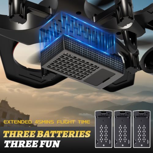 Image of 4DRC RC Airplanes Remote Control Airplanes with 3 Batteries, Foam RC Planes for Kids Adults Beginners 8-12 12-16, Remote Control Helicopter Fighter Jet Drones for Kids Adults, 360 Flip