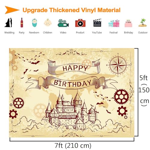 Fondo decorativo Wizard para fiestas 7x5 ft miniatura 5
