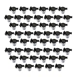 SEAFLO Inline-Wasserpumpenfilter 52S02-3/4-Zoll-Stecker, Schnellbefestigung mit 1,27 cm Schlauchstutzen, 50 Mesh-Stahlsieb mit Kunststoffschale, passend für SEAFLO 56 Serie-Pumpen, Wohnmobil, Marine