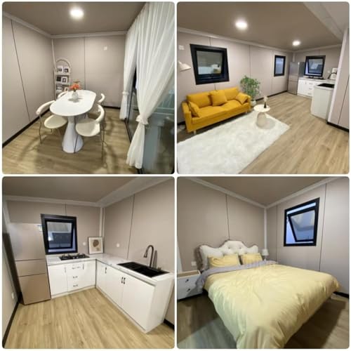 Luxury Prefab Container Houses Expandable Tiny Home Prefabricated House to Live in for Adults 20ft 40ft Modular Foldable House Mobile Home with Full Equipped Bathroom & Kitchen Portable Cabin - Image 6