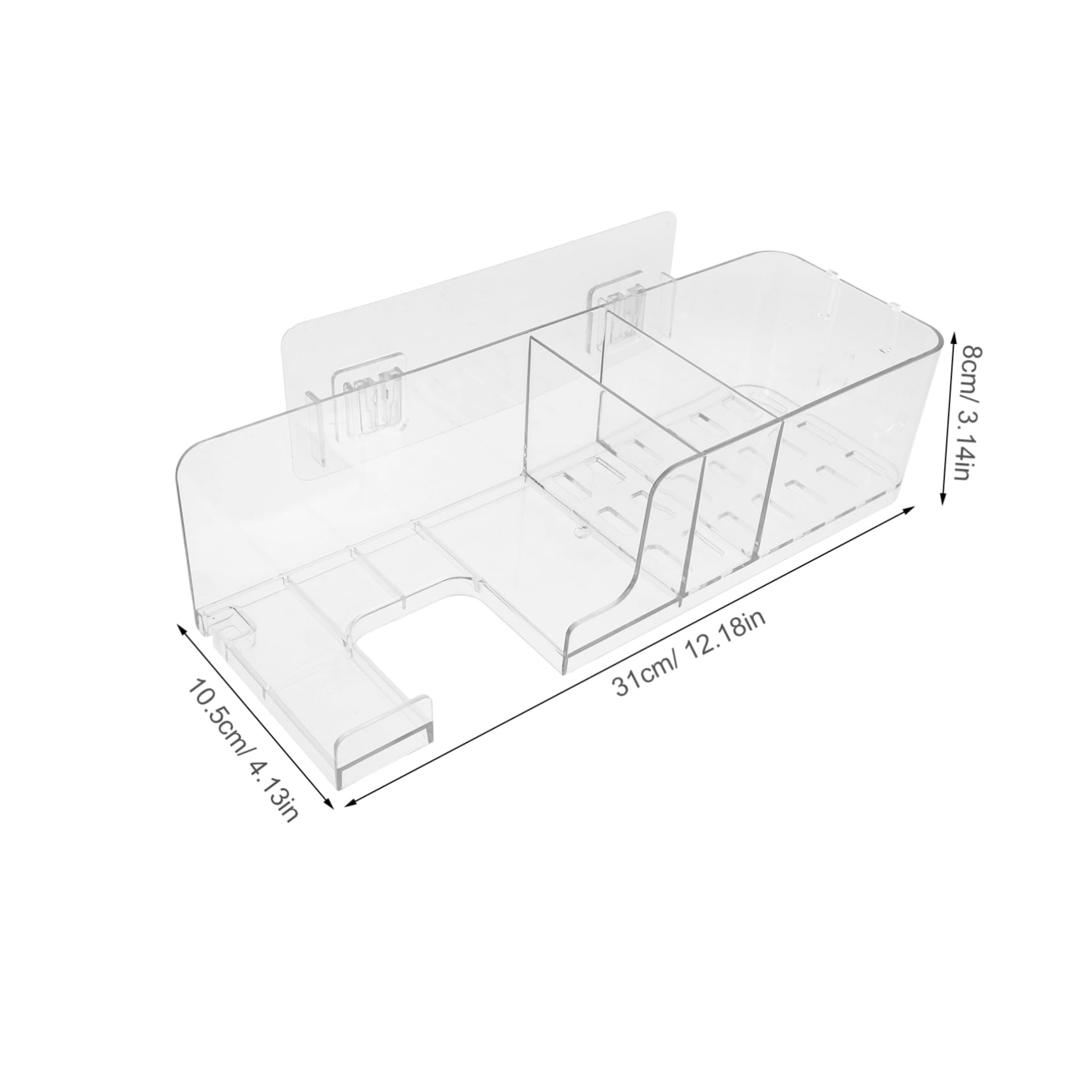 SOLUSTRE Space-Saving Wall Hair Dryer Holder Nail- Mounting for Bedroom Bathroom