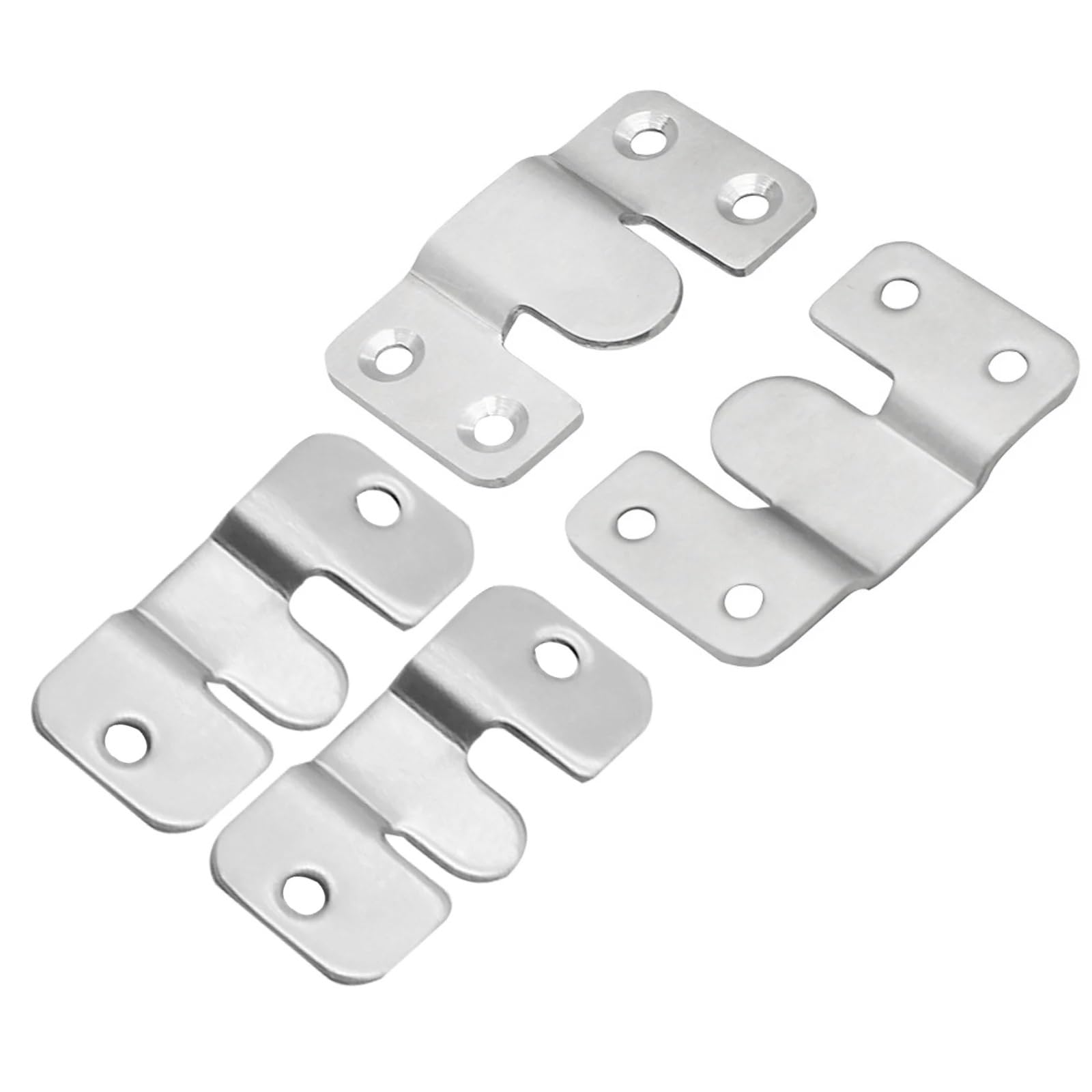 50pcs Hooks Buckles Hanger Hanging Connecting Photo Frame Picture Mirror Wall Hang Hardware for Hanging(L)