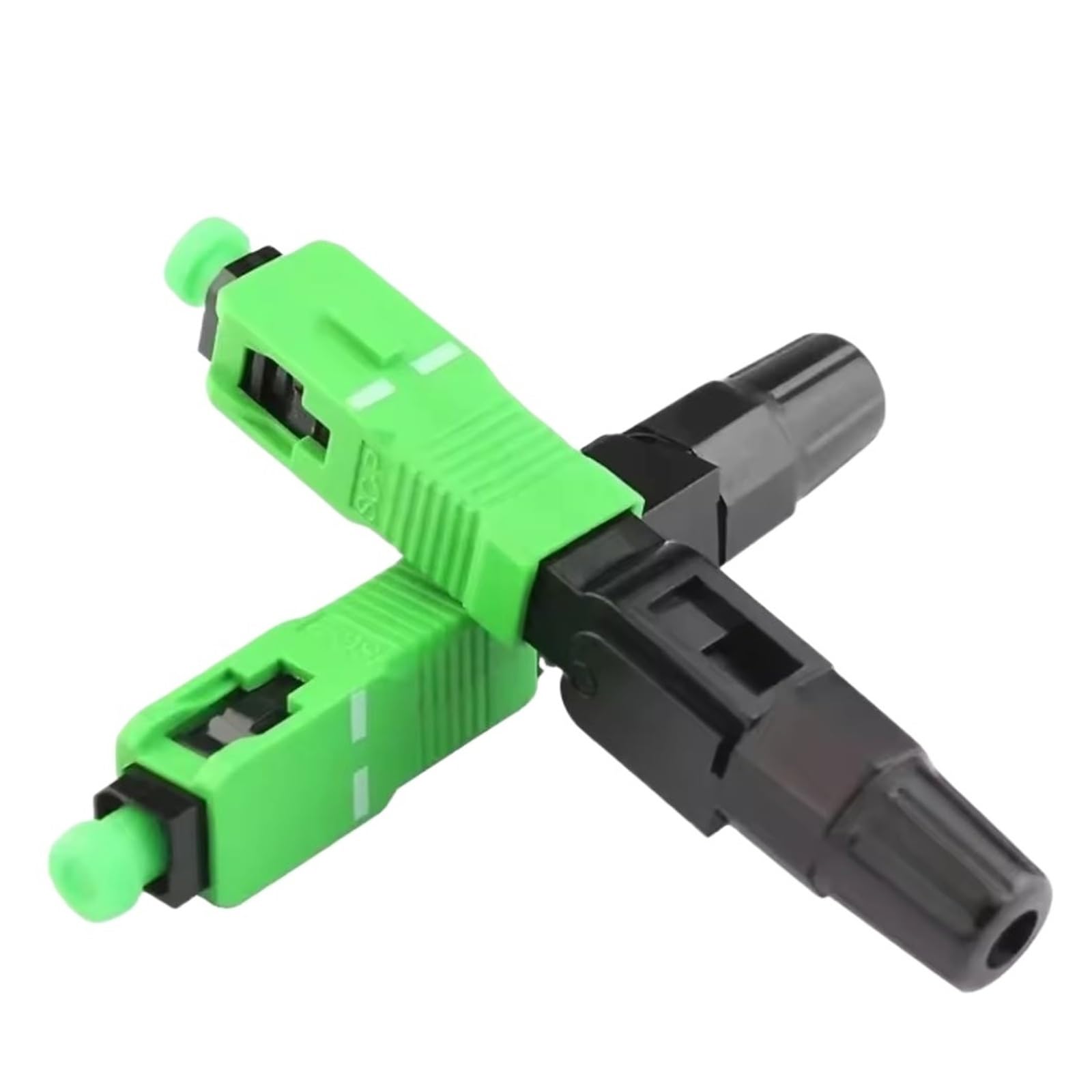 Épisseur de Fibre Optique Épisseuse à Froid de Fibre Optique SC-APC Rapide SC 50-400PC, connecteurs Rapides monomodes réutilisables FTTH(300pcs)