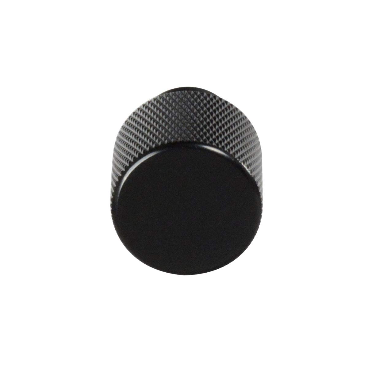 CKP #6800 Brand Linear Aluminum 1 in. (25mm) Knurled Knob, Black