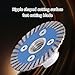 Industrial Sawblade M14 Thread Cutting Disc Wheel With Removable Flange For Granites Marble Stone Construction Projects Granites Marble Tile Cutting