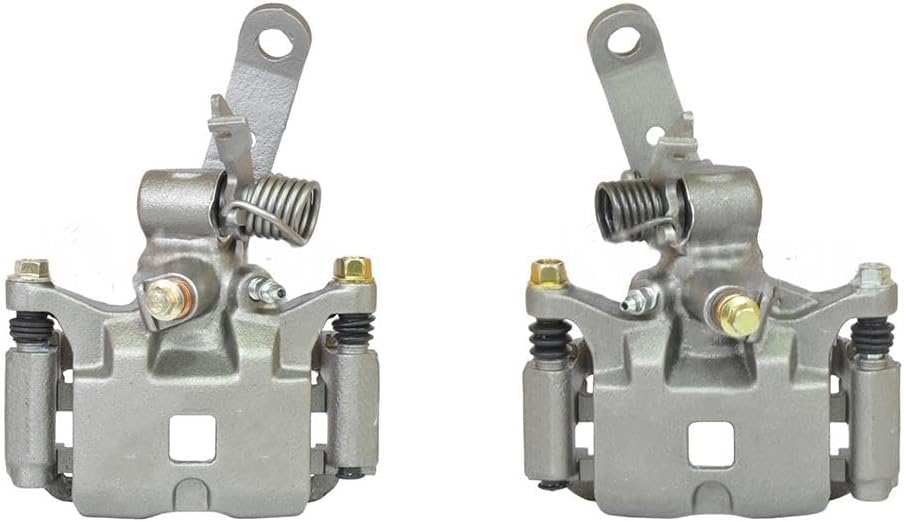 Rear Disc Brake Caliper Assembly Pair Set of 2 ZGYWAutoParts for Saturn SC1 1.9L 1993-2002, for Saturn SC2 1.9L 1993-2002, for Saturn SL1 1.9L 1991-2002, for Saturn SL2 1.9L 1991-2002