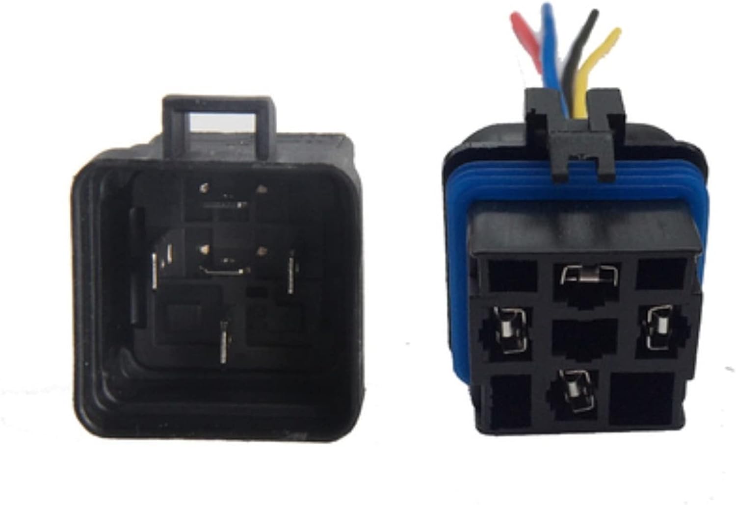 1pcs Waterproof Integrated car Relay 12V 4 Foot 40A 1.8W Normally Open Type with Cable Socket