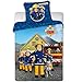 Produktbild Faro Tekstylia Feuerwehrmann Sam 038 Kinderbettwäsche Fireman Sam Babybettwäsche 100x135 cm + 40x60 cm