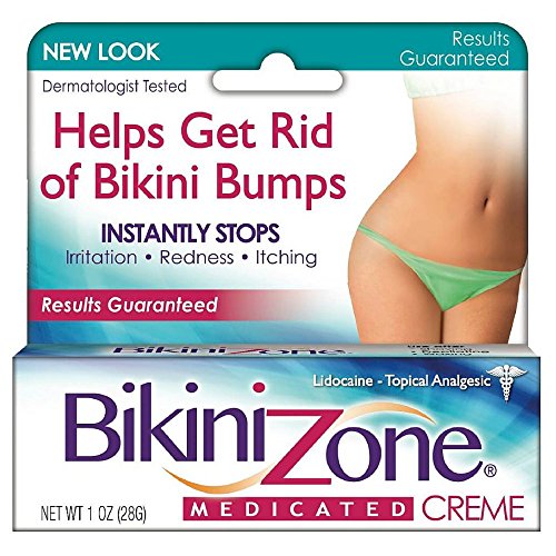 Bikini Zone Medicated Creme for Bikini Area 1 oz (Pack of 6)