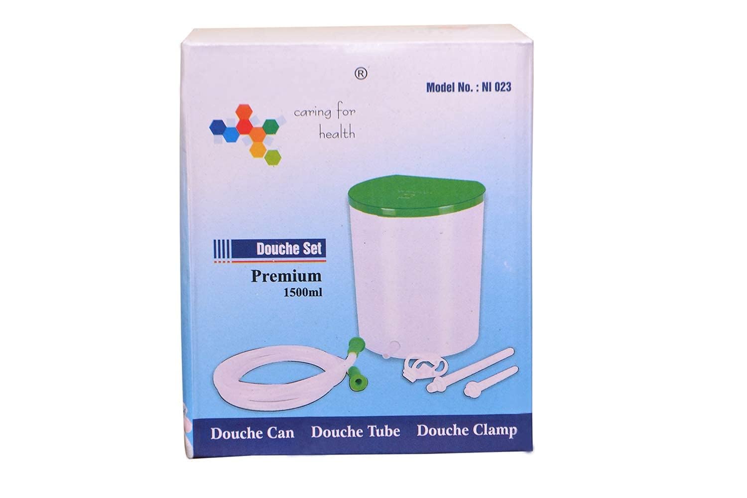 shethna surgical Premium Douche Set, 1500ml, Includes Douche Can, Tube and Clamp, Model NI 023,naulakha-image-40
