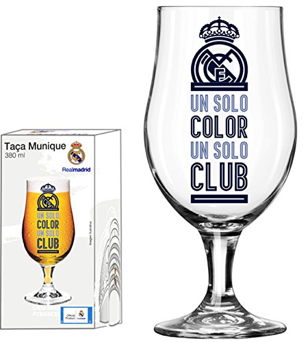 Taça Munique 380 Ml Real Madrid Clube Globimport Transparente