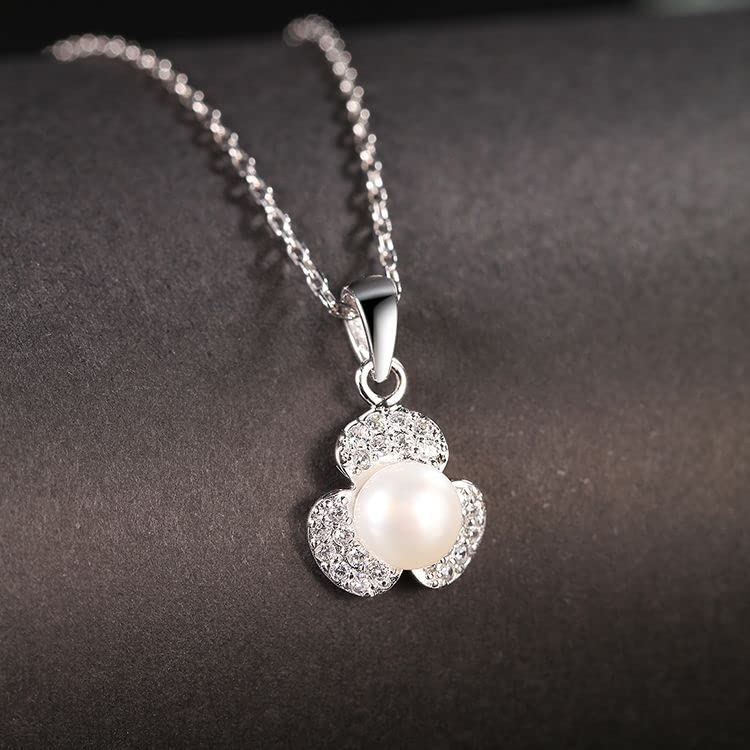 Collier en argent s925 idéal pour offrir une perle d'eau douce - 5